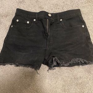 Black Gap jean shorts, size 26